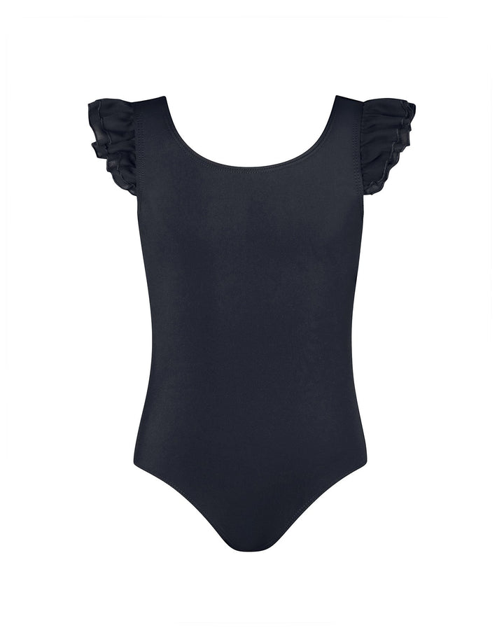 Emery Frill Sleeve Leotard - Girls