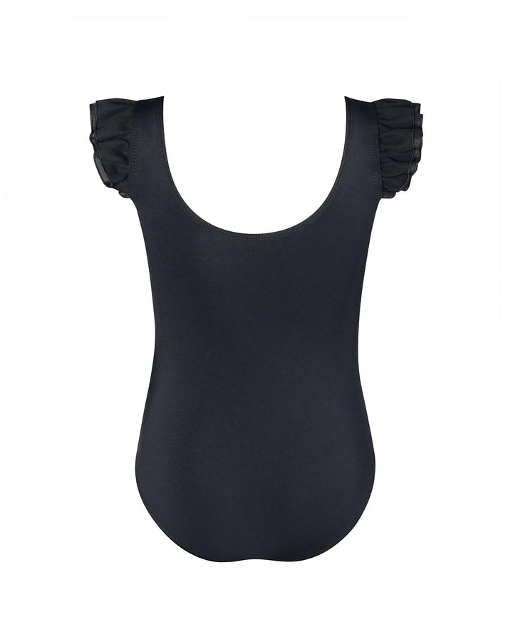 Emery Frill Sleeve Leotard - Girls