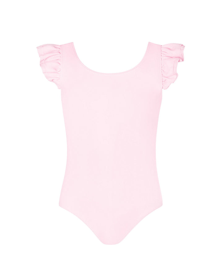 Emery Frill Sleeve Leotard - Girls