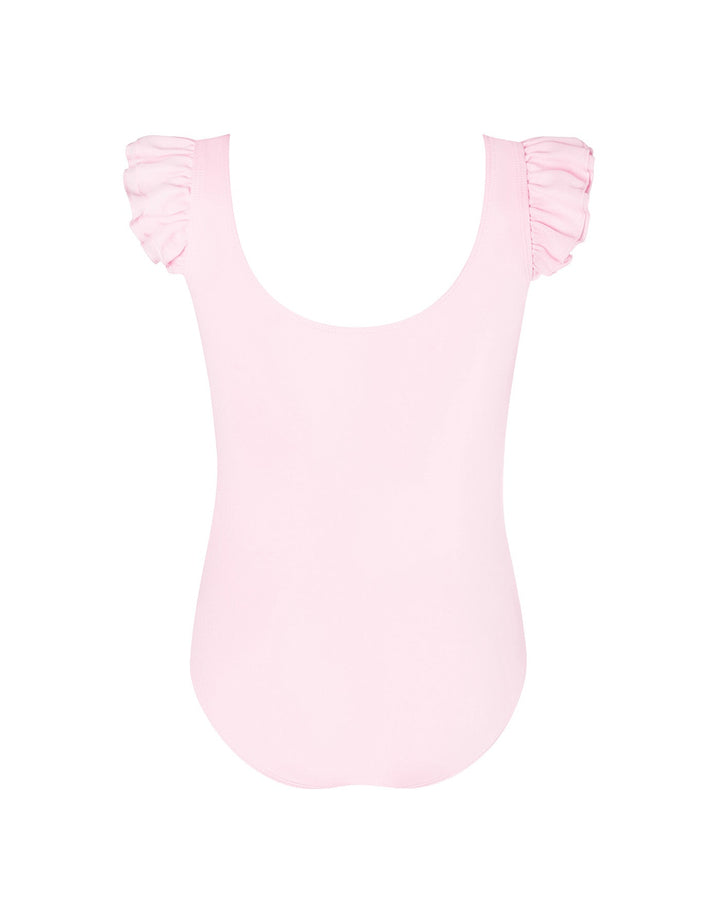 Emery Frill Sleeve Leotard - Girls