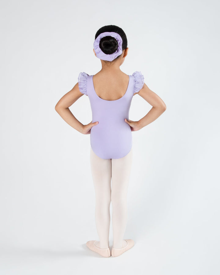 Emery Frill Sleeve Leotard - Girls