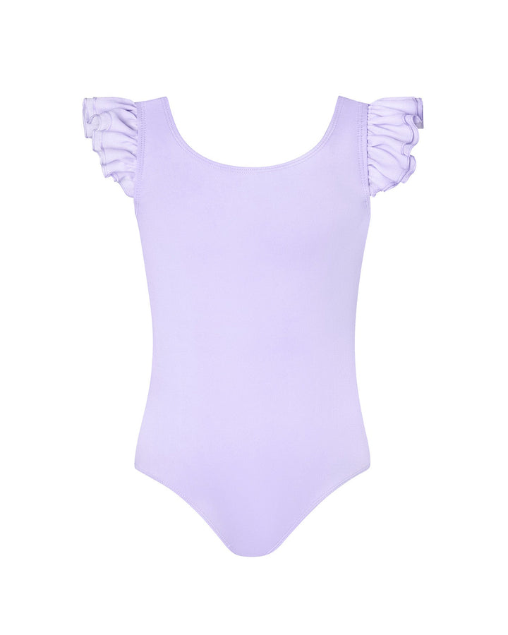 Emery Frill Sleeve Leotard - Girls