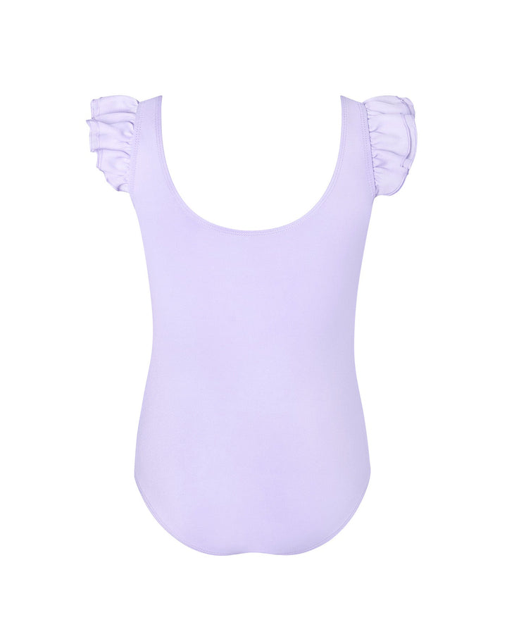 Emery Frill Sleeve Leotard - Girls