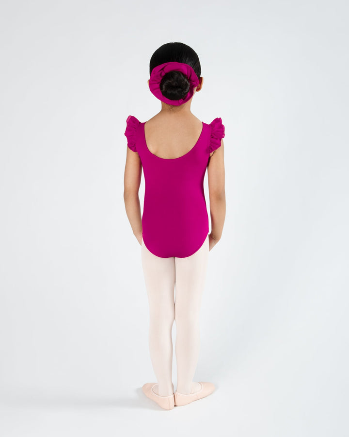 Emery Frill Sleeve Leotard - Girls