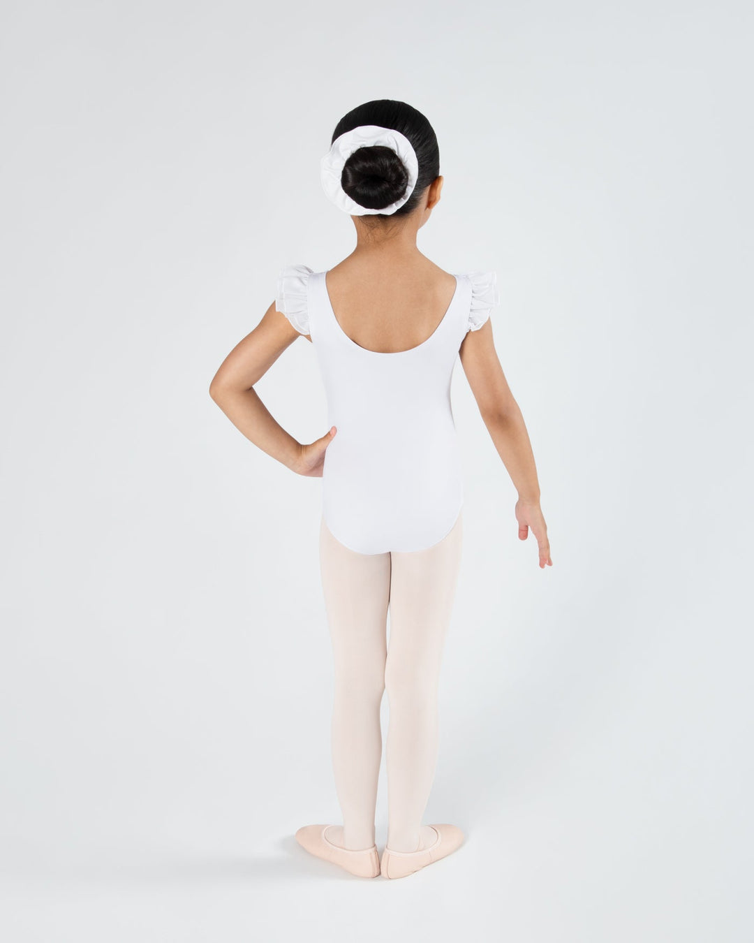 Emery Frill Sleeve Leotard - Girls