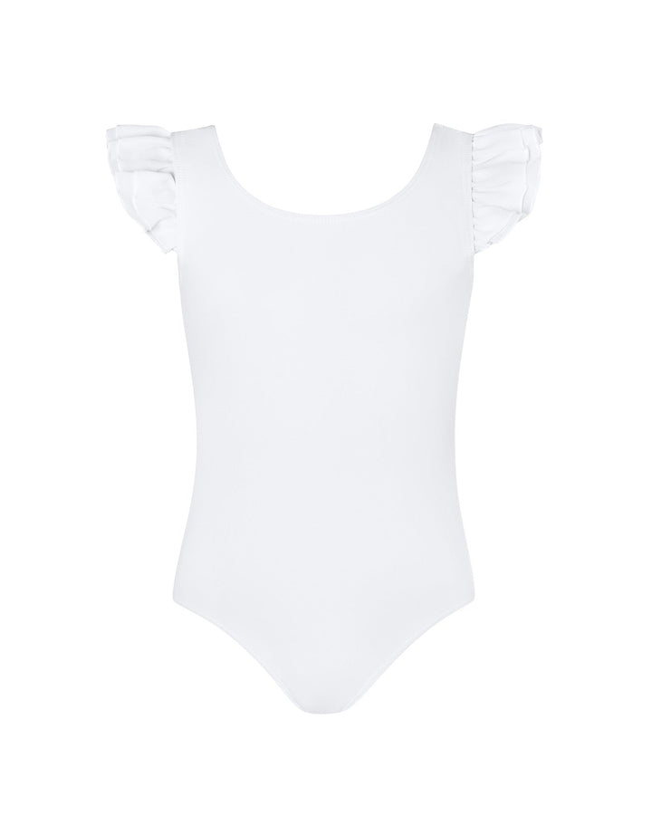 Emery Frill Sleeve Leotard - Girls
