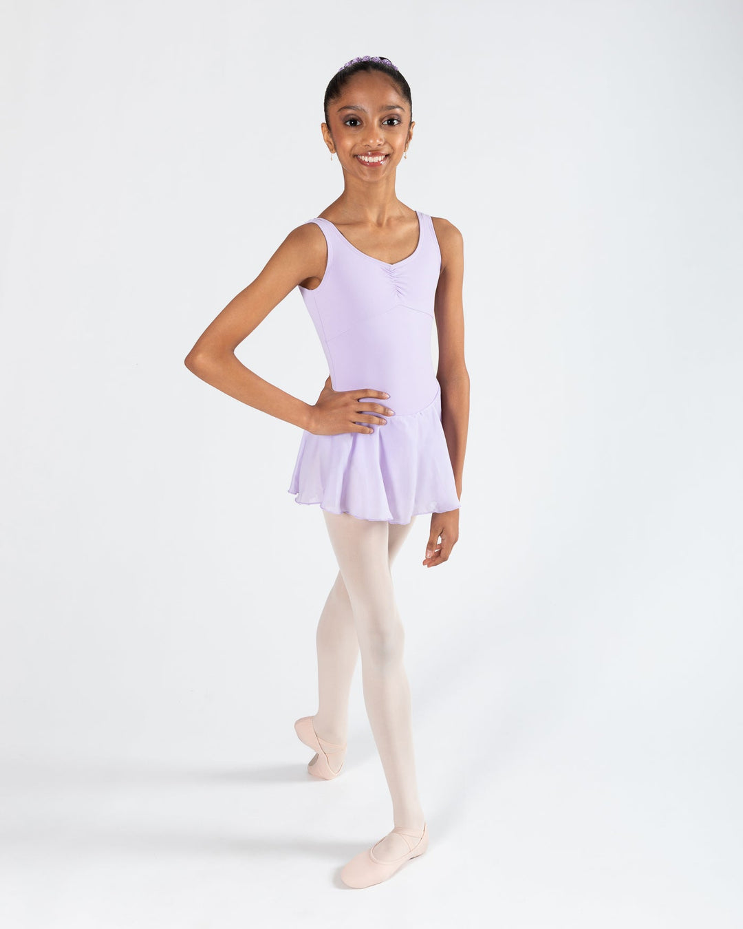 Ashley Leotard With Skirt - Girls