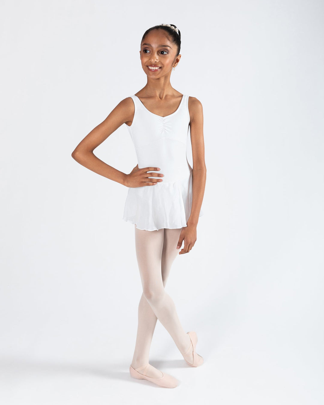 Ashley Leotard With Skirt - Girls