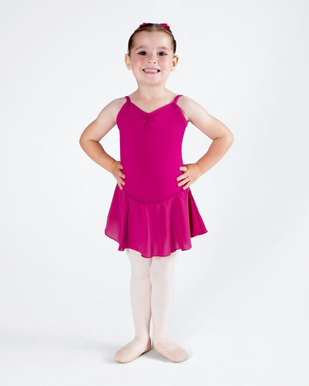 Lucia Camisole Leotard With Skirt - Girls