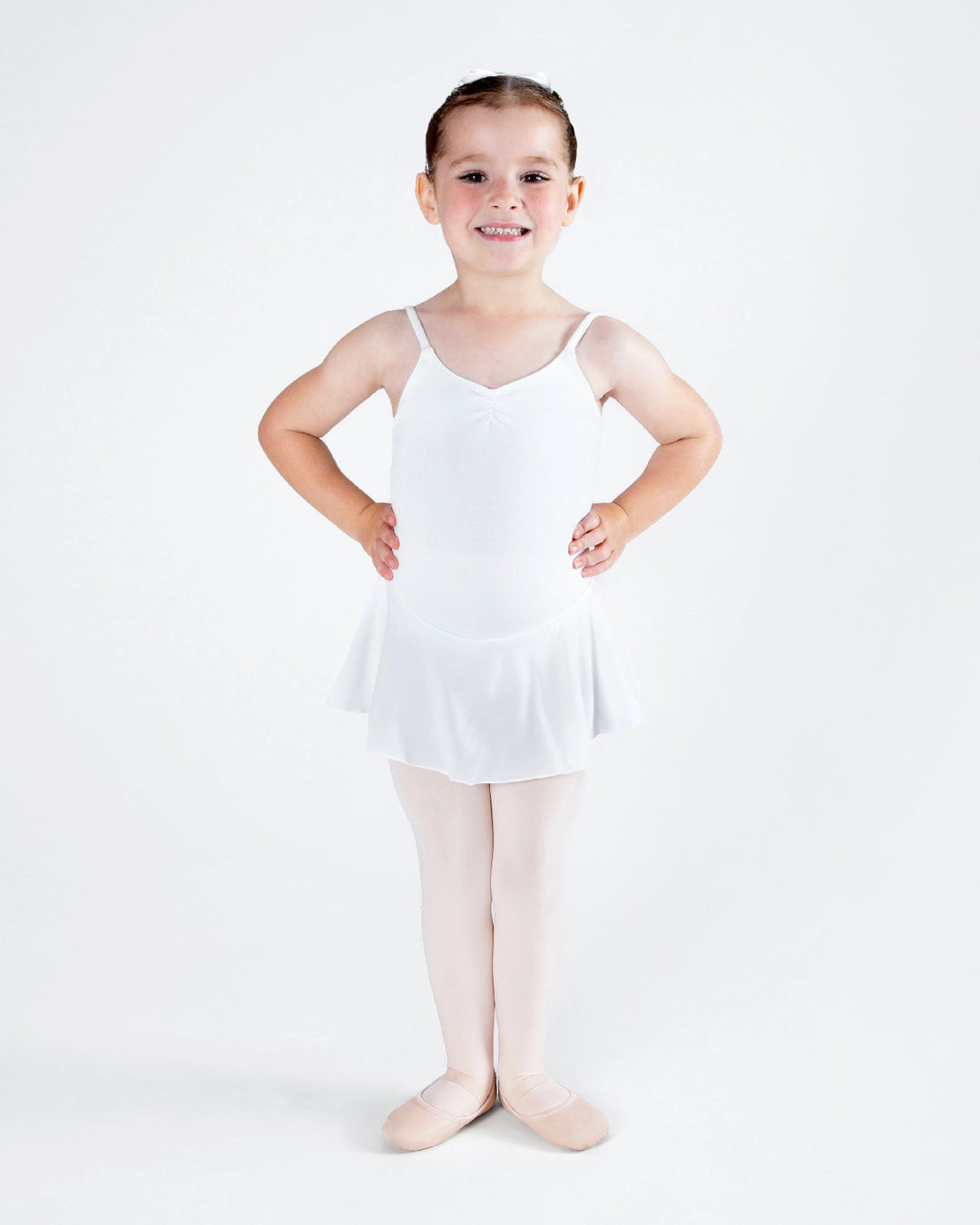 Lucia Camisole Leotard With Skirt - Girls