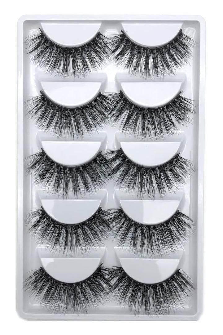 Dramatic False Eyelashes - 5-Pair Pack