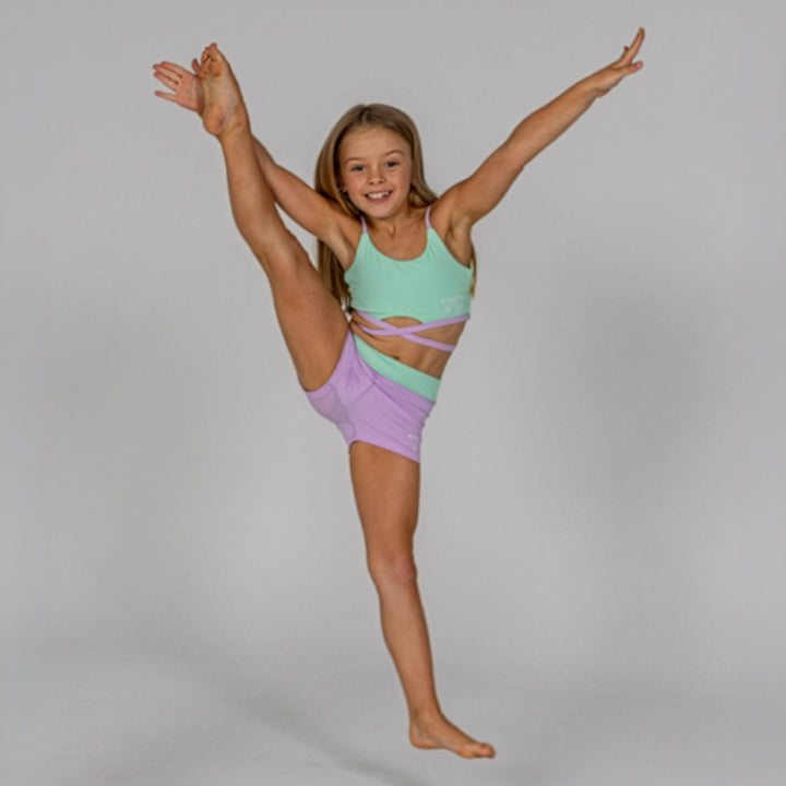 Frosted Sherbet Crop &amp; Short Set - Girls - The Stage Shop