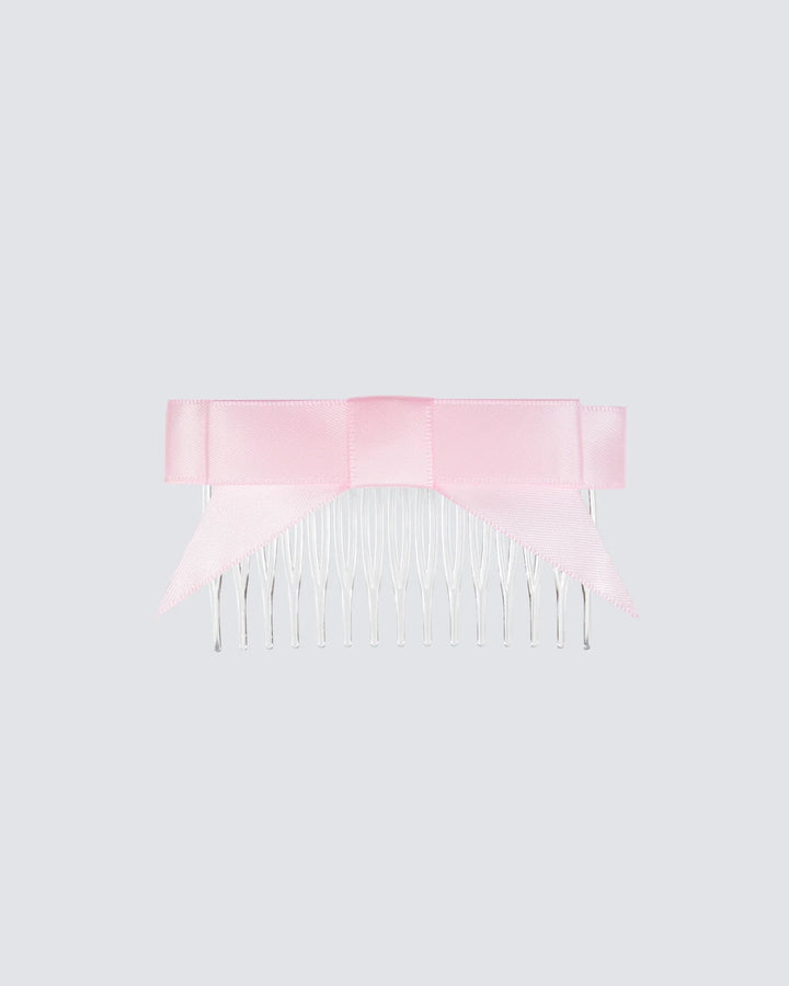 Satin Hair Bow with Tails
