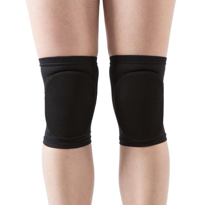Black Energetiks knee pads on a child&