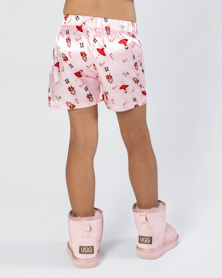 Christmas Satin Silk Pyjama Set - Girls