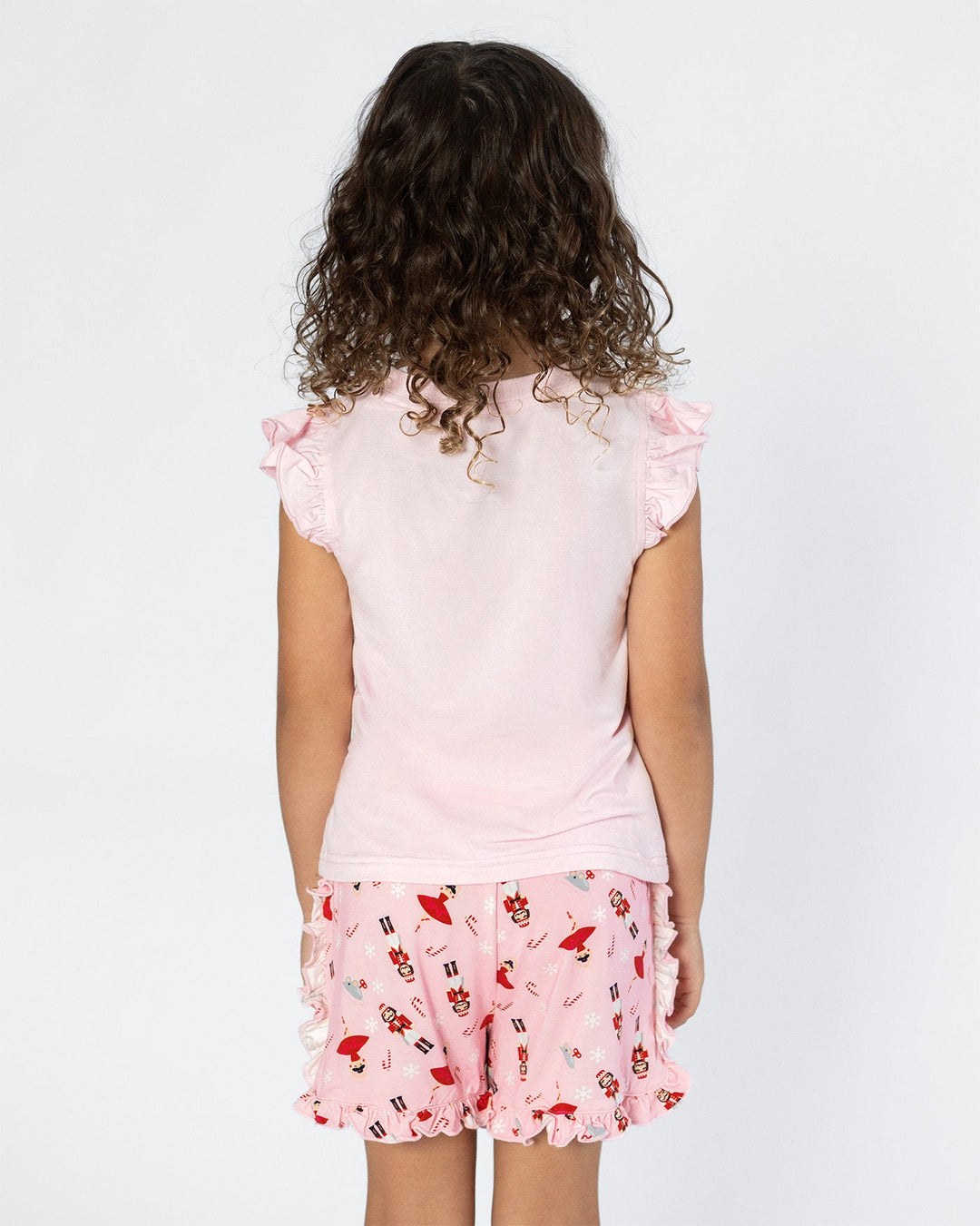 Christmas Frill Pyjama Set - Girls