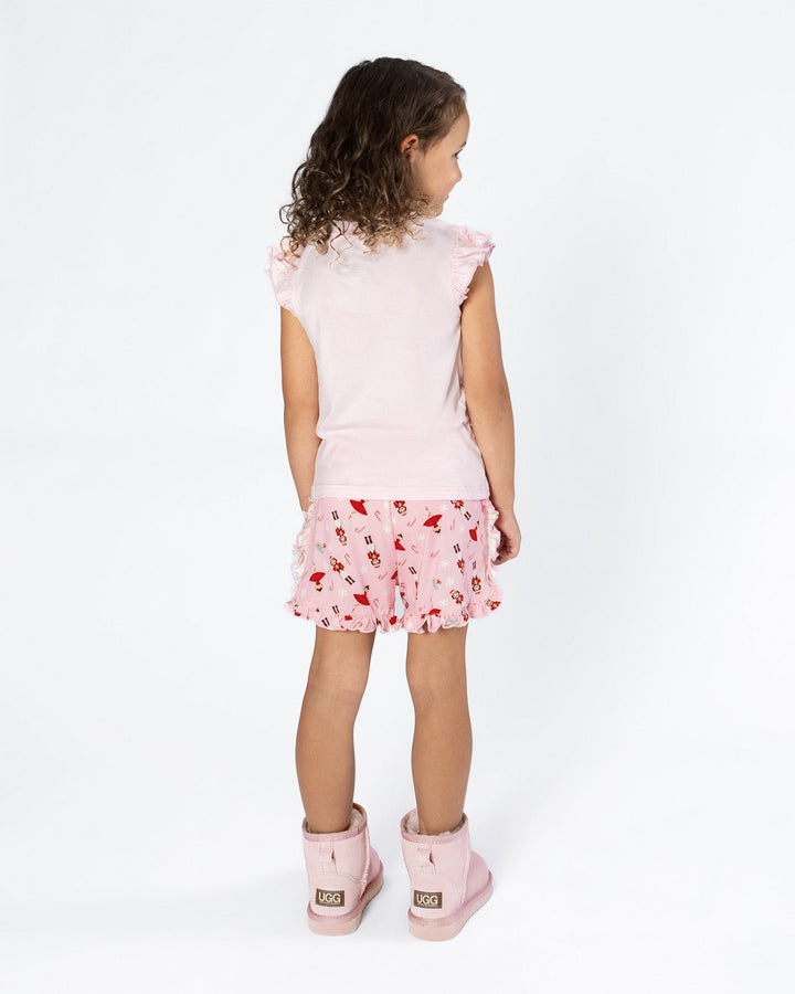 Christmas Frill Pyjama Set - Girls