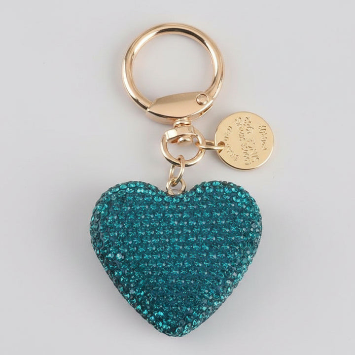 Diamante Heart Key Chain