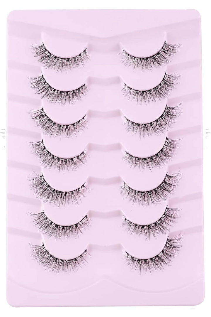 Wispy False Eyelashes - 7-Pair Pack