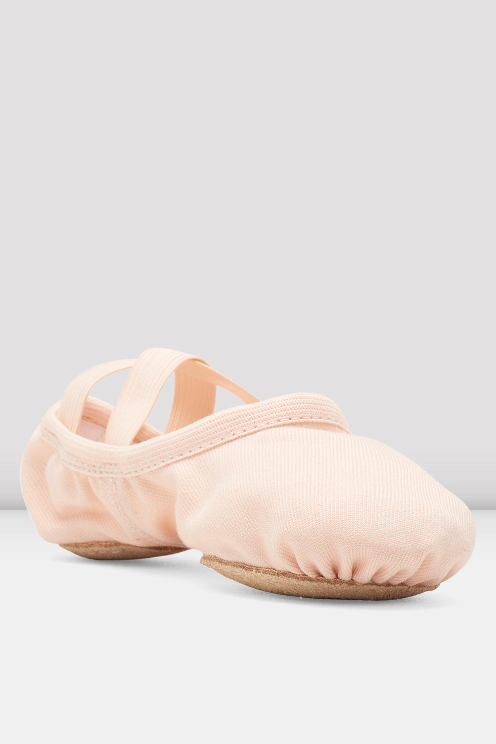 Theatrical Pink Bloch Performa Stretch Canvas Girls Ballet Flat [Theatrical Pink] - The Stage Shop