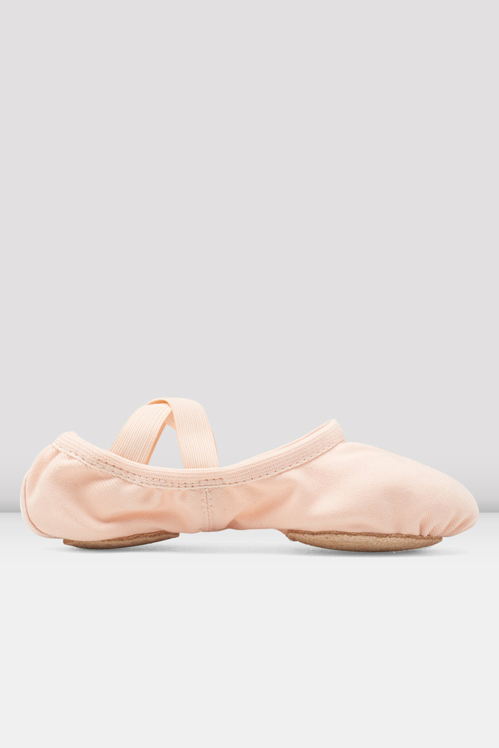 Theatrical Pink Bloch Performa Stretch Canvas Girls Ballet Flat [Theatrical Pink] - The Stage Shop